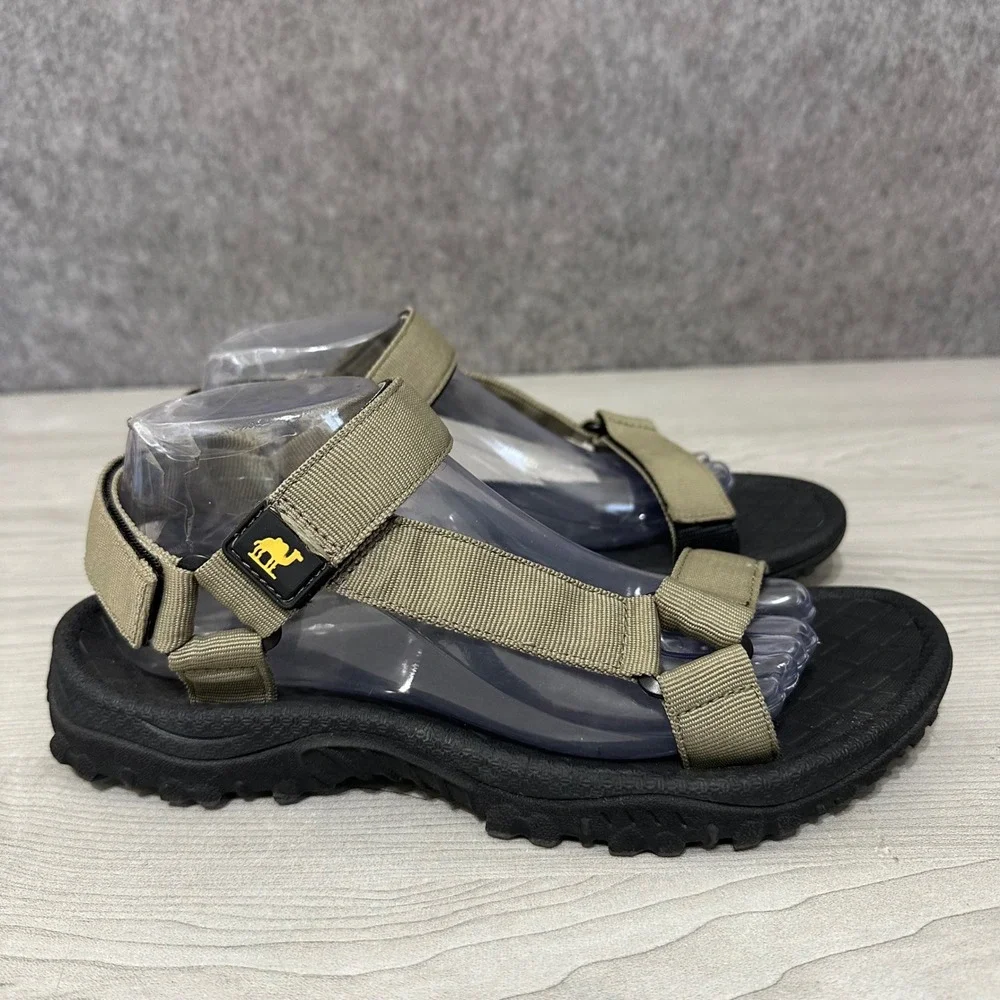 Camel‎ Crown Hiking Sport Sandals Mens 8 Khaki Green Strappy Outdoor K922162687